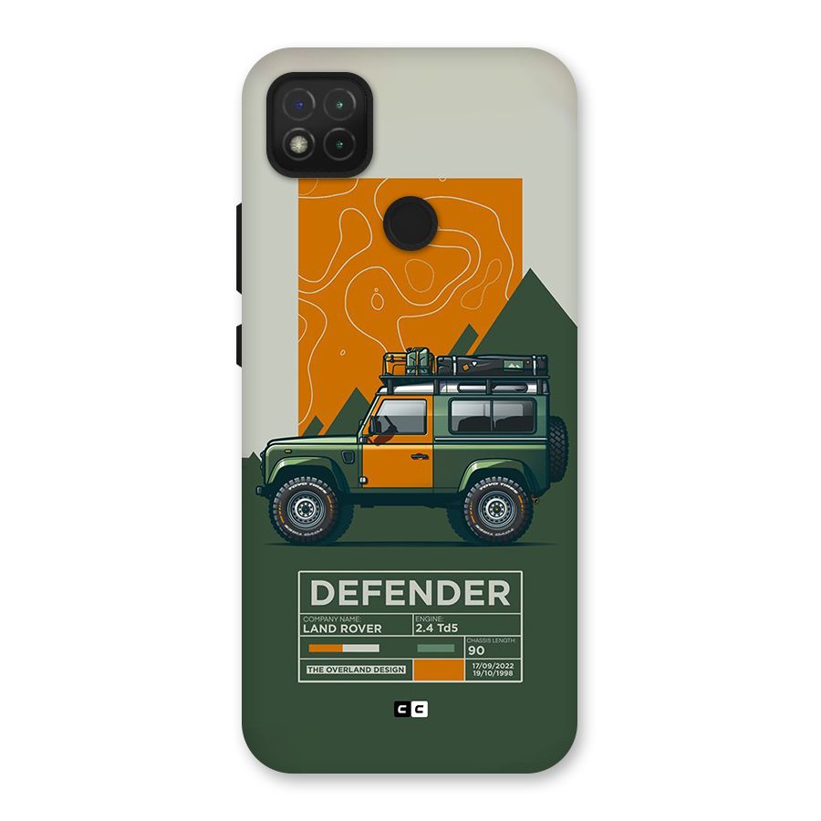 The Defence Car Back Case for Redmi 9 Activ