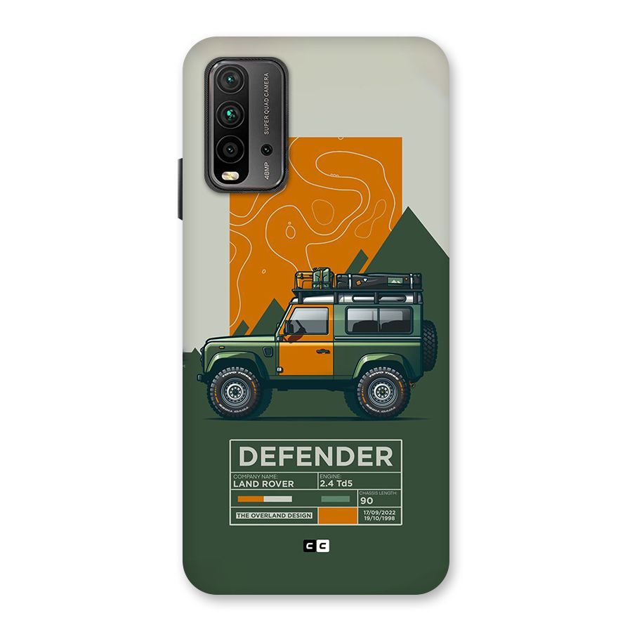 The Defence Car Back Case for Redmi 9 Power