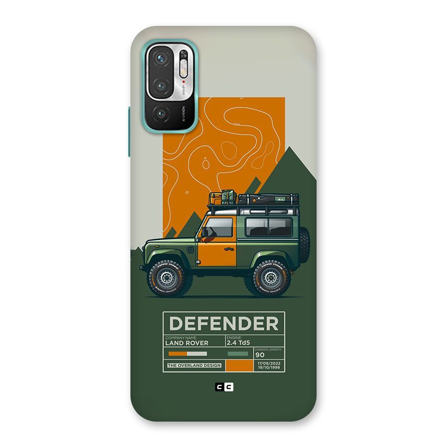 The Defence Car Back Case for Redmi Note 10T 5G