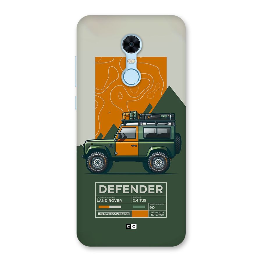 The Defence Car Back Case for Redmi Note 5