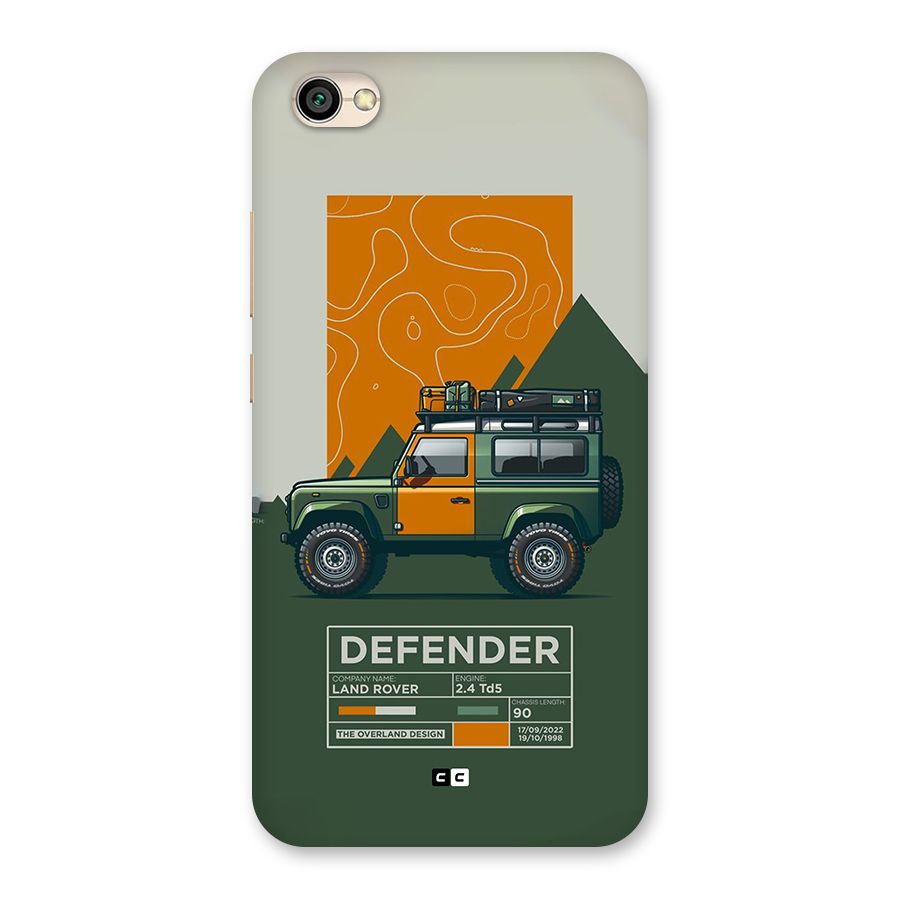 The Defence Car Back Case for Redmi Y1 Lite