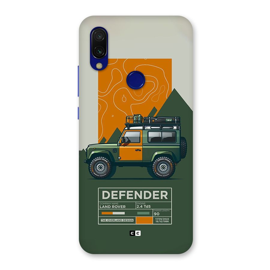 The Defence Car Back Case for Redmi Y3