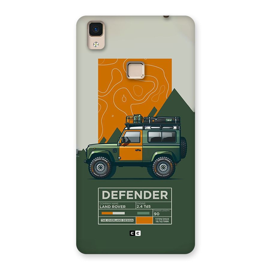 The Defence Car Back Case for V3 Max