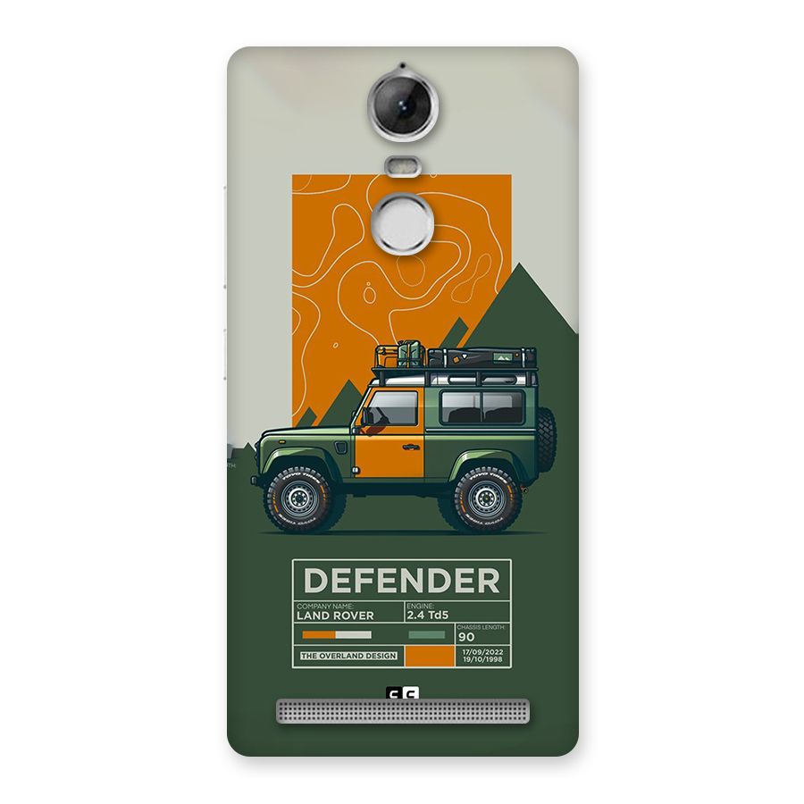 The Defence Car Back Case for Vibe K5 Note