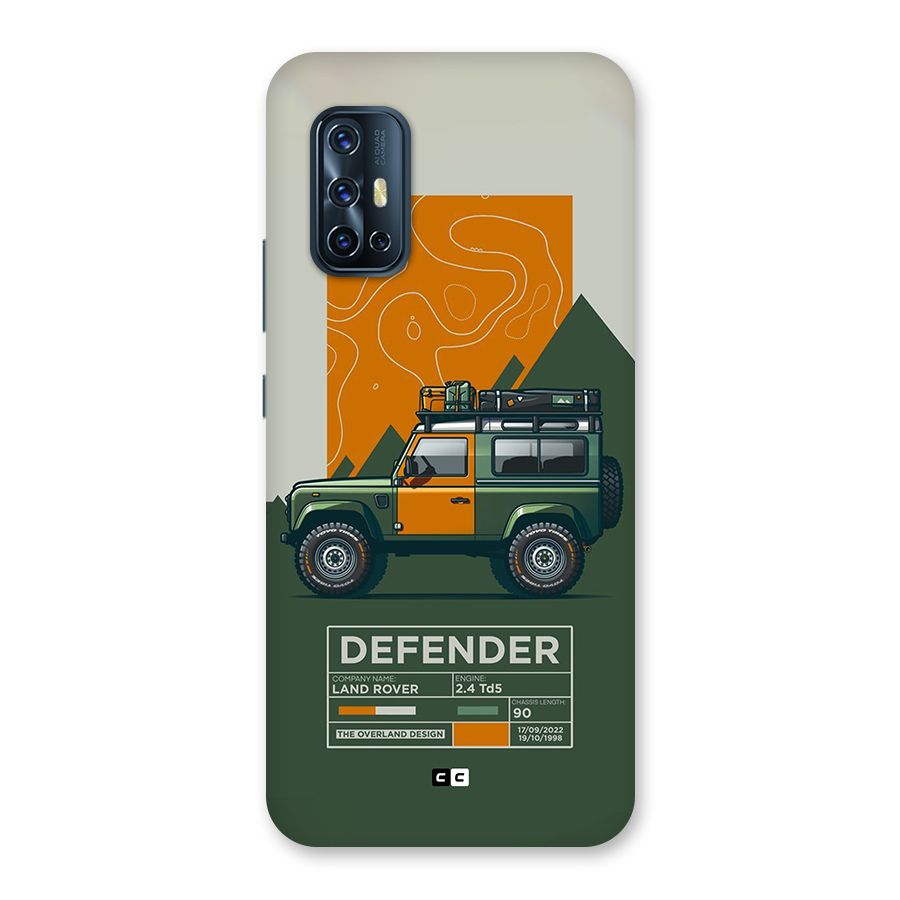 The Defence Car Back Case for Vivo V17