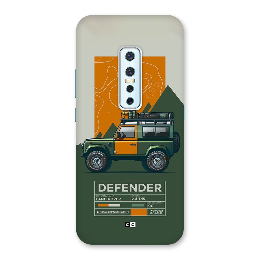 The Defence Car Back Case for Vivo V17 Pro