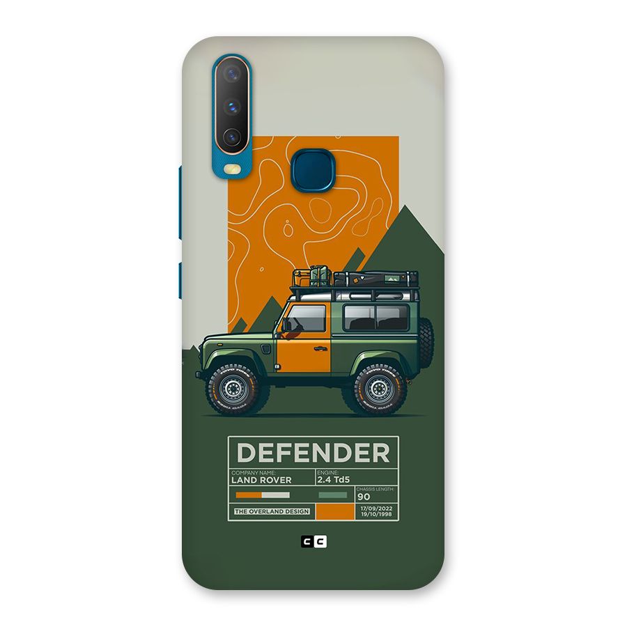 The Defence Car Back Case for Vivo Y11