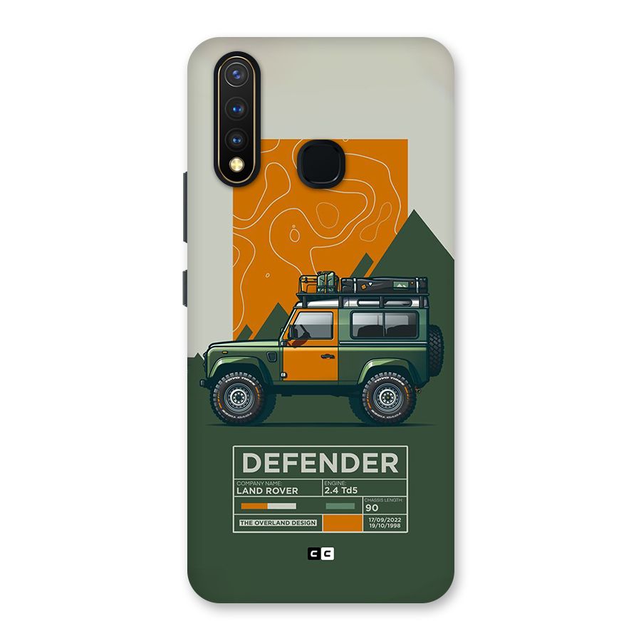 The Defence Car Back Case for Vivo Y19