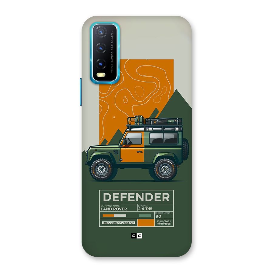 The Defence Car Back Case for Vivo Y20