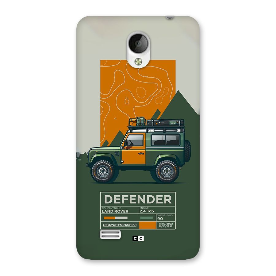 The Defence Car Back Case for Vivo Y21