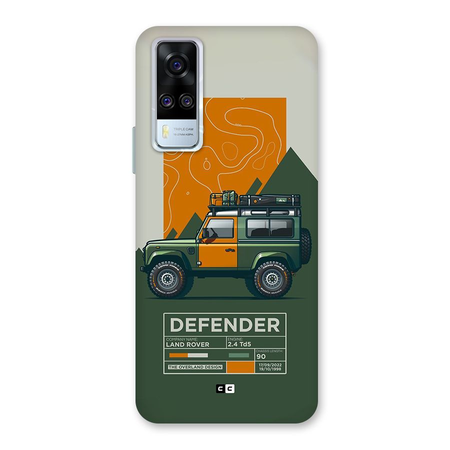 The Defence Car Back Case for Vivo Y31