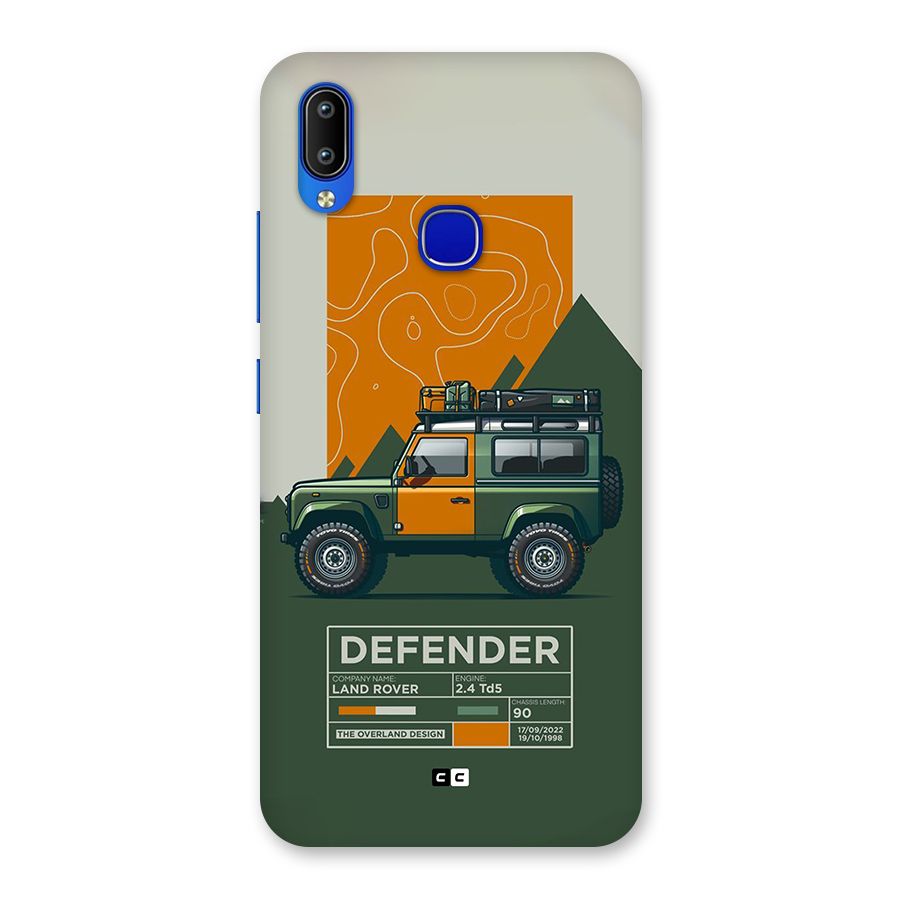 The Defence Car Back Case for Vivo Y91