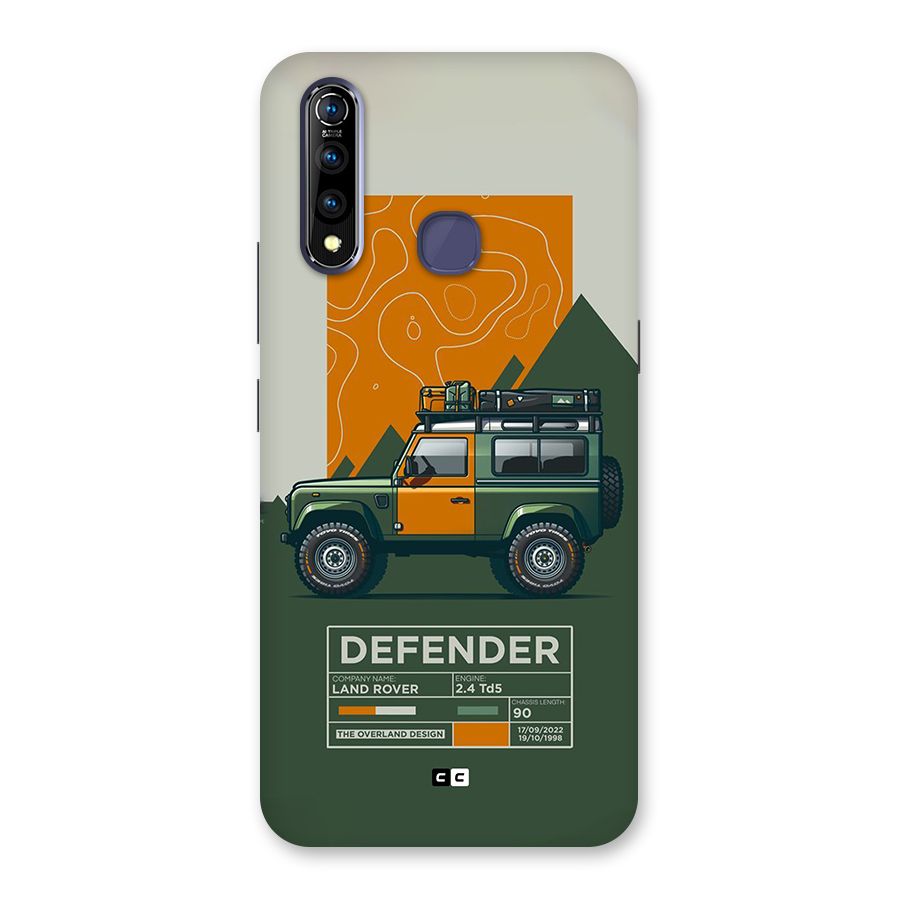 The Defence Car Back Case for Vivo Z1 Pro