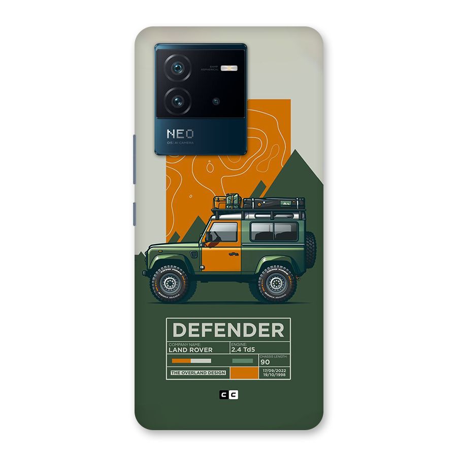 The Defence Car Back Case for Vivo iQOO Neo 6 5G