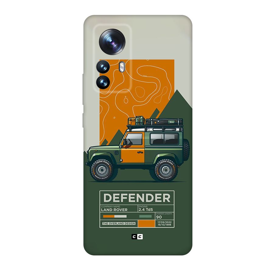 The Defence Car Back Case for Xiaomi 12 Pro