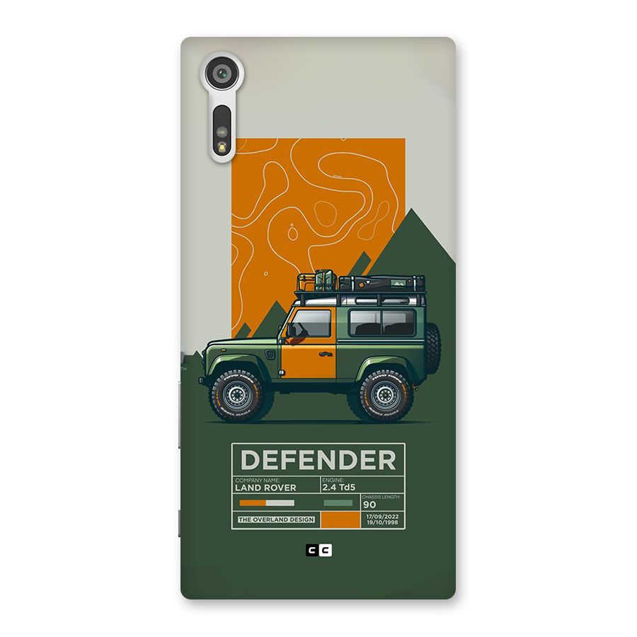 The Defence Car Back Case for Xperia XZ