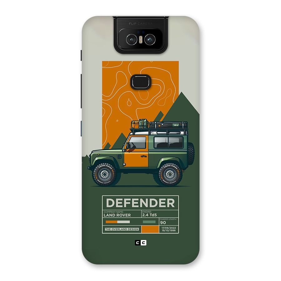 The Defence Car Back Case for Zenfone 6z