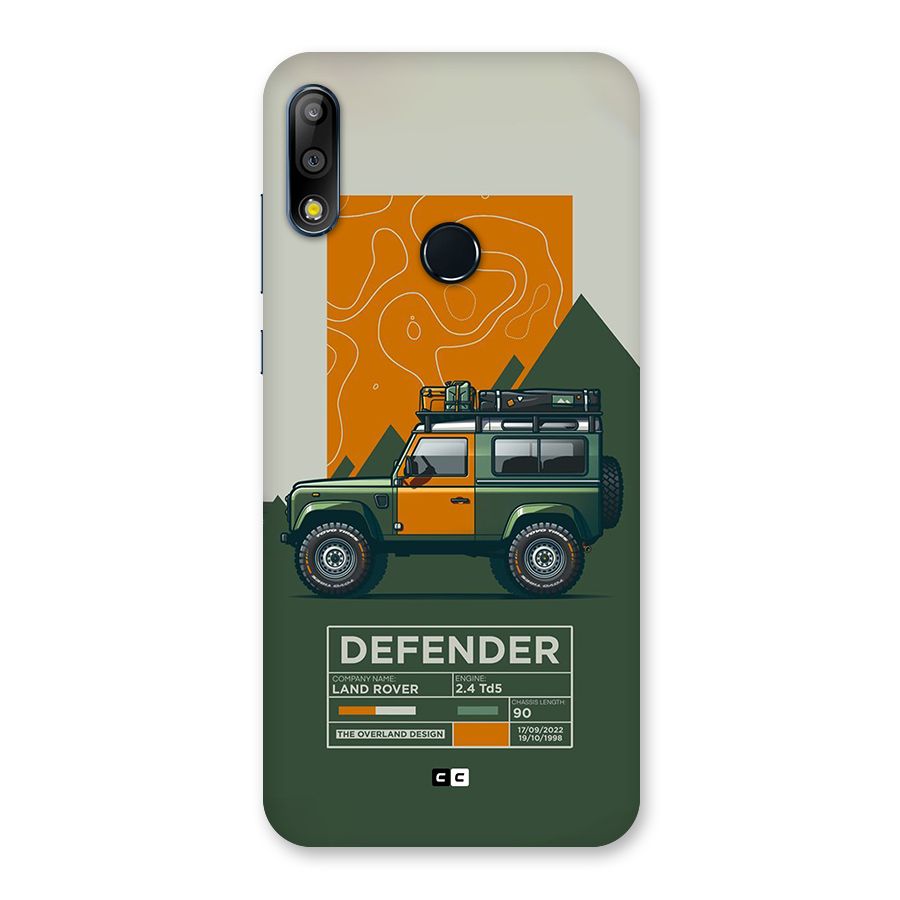 The Defence Car Back Case for Zenfone Max Pro M2