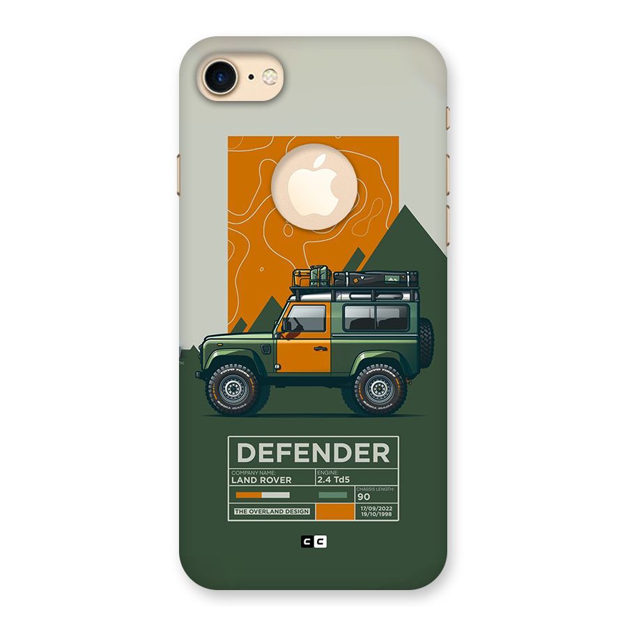 The Defence Car Back Case for iPhone 7 Logo Cut