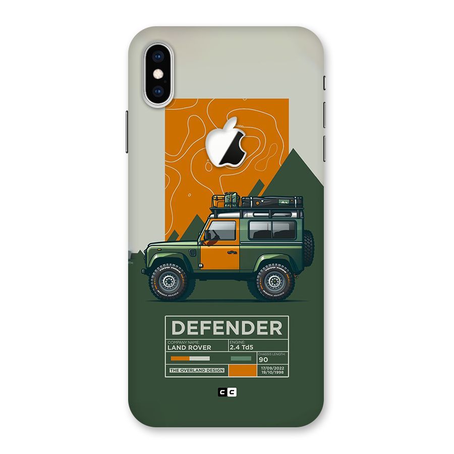 The Defence Car Back Case for iPhone XS Max Apple Cut