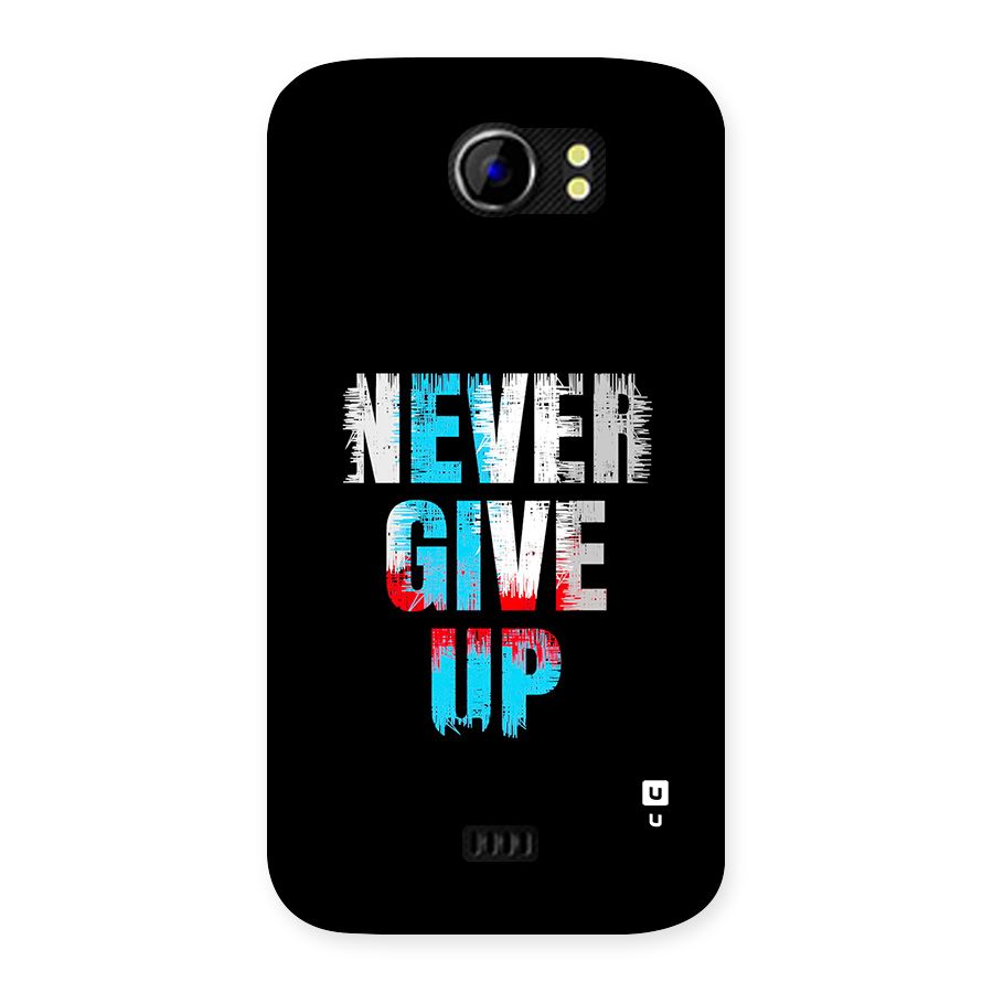 The Determined Back Case for Canvas 2 A110