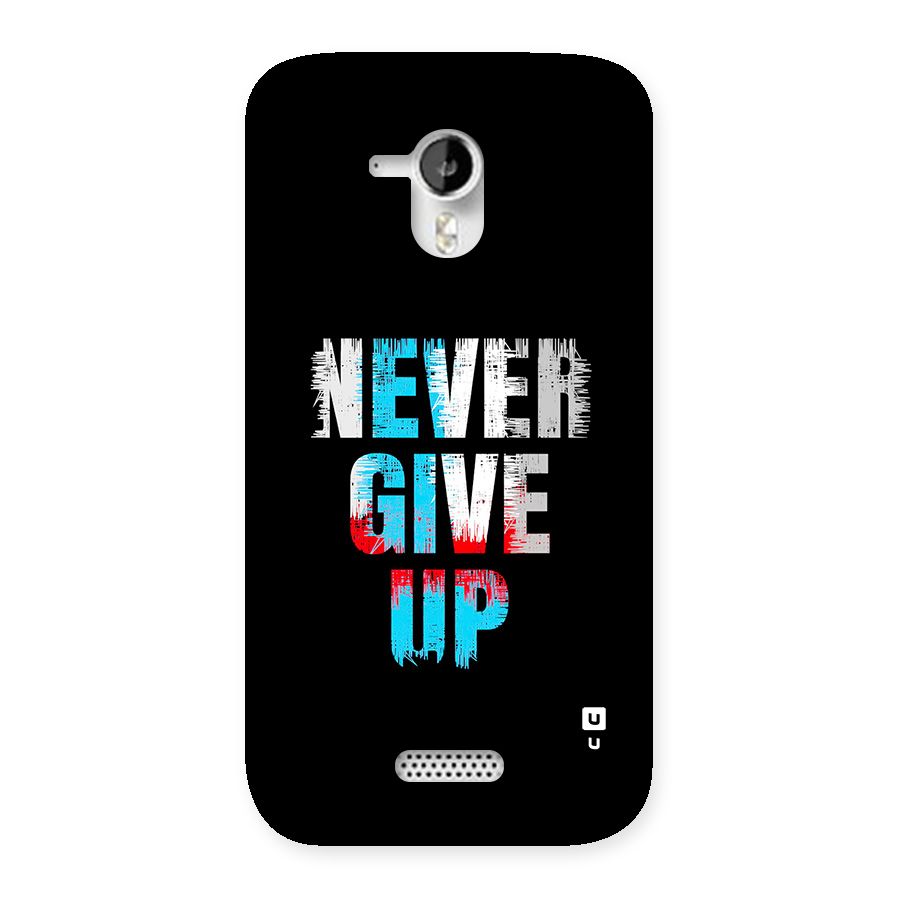The Determined Back Case for Canvas HD A116