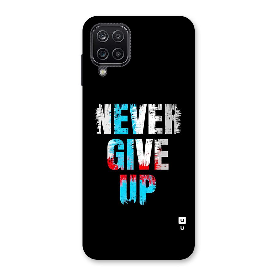 The Determined Back Case for Galaxy A12
