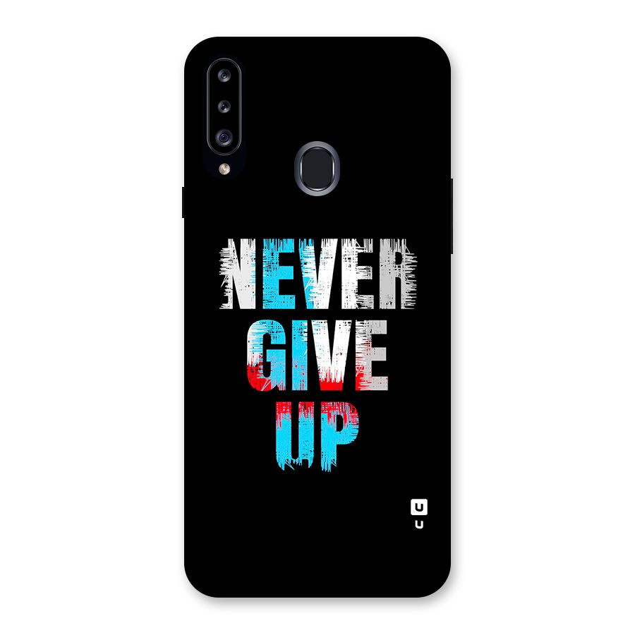 The Determined Back Case for Galaxy A20s