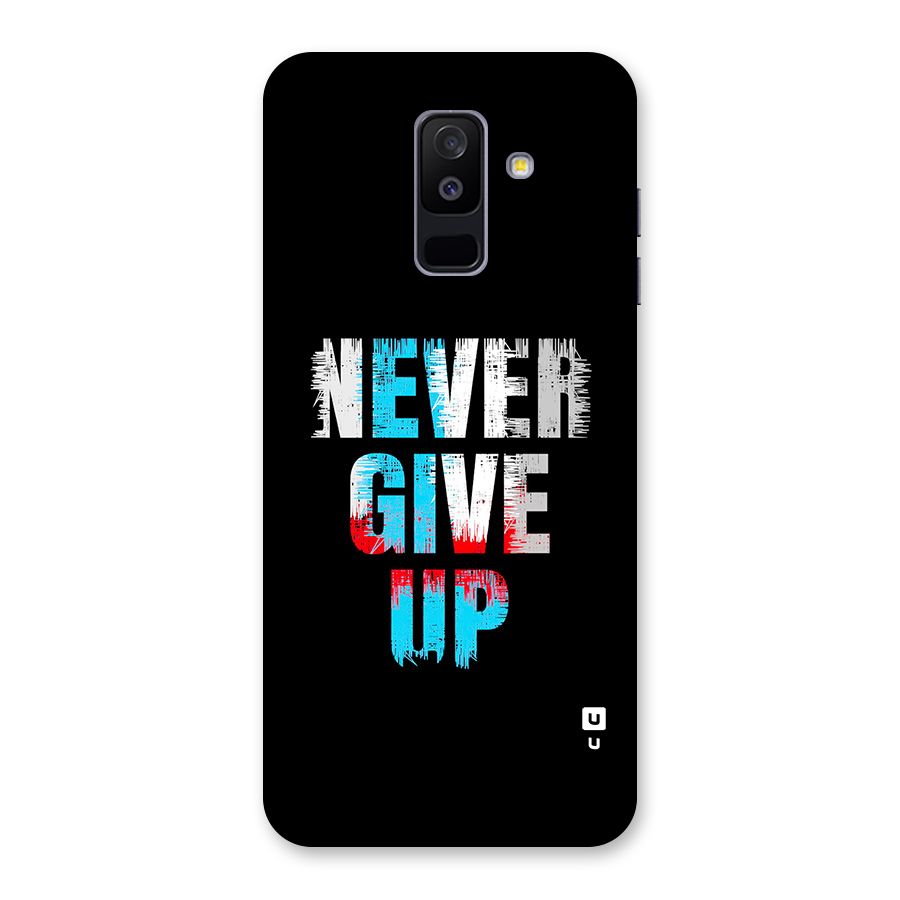 The Determined Back Case for Galaxy A6 Plus
