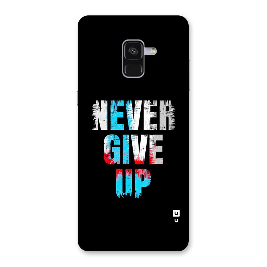 The Determined Back Case for Galaxy A8 Plus