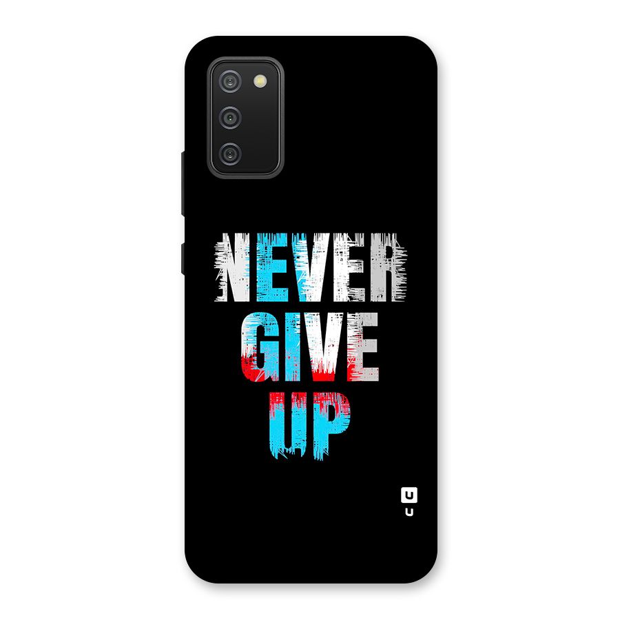 The Determined Back Case for Galaxy M02s