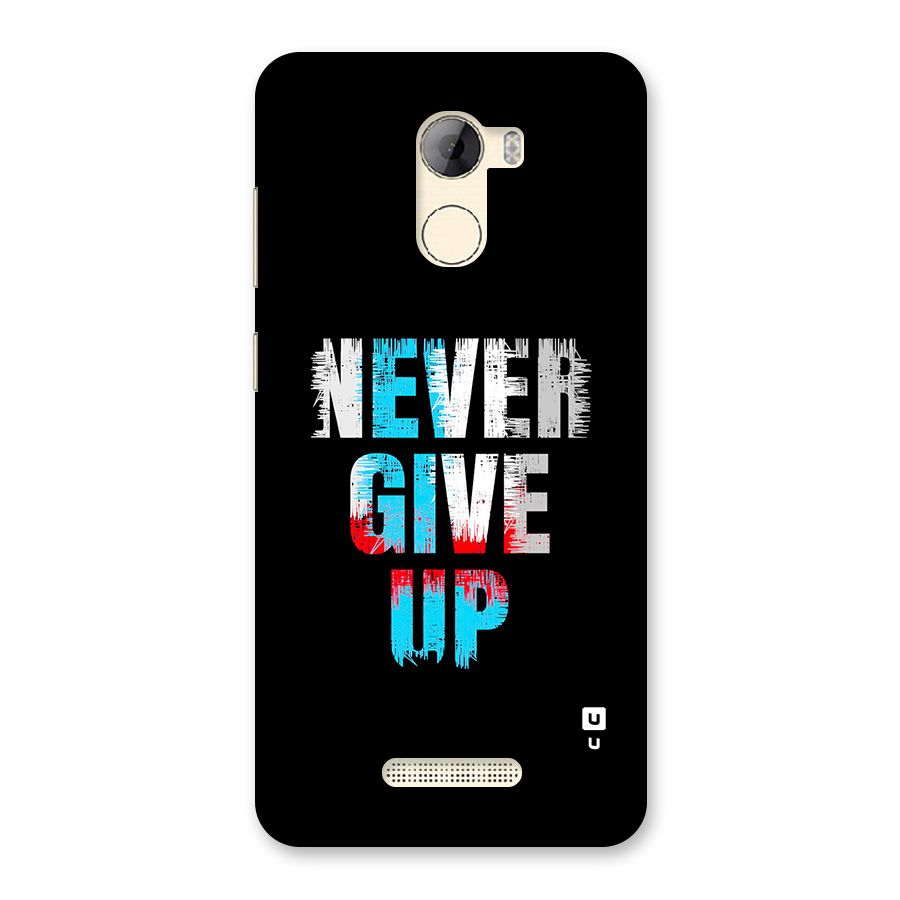 The Determined Back Case for Gionee A1 LIte