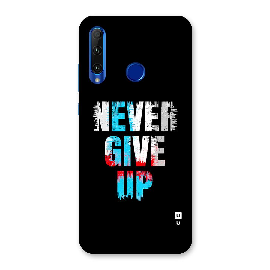 The Determined Back Case for Honor 20i