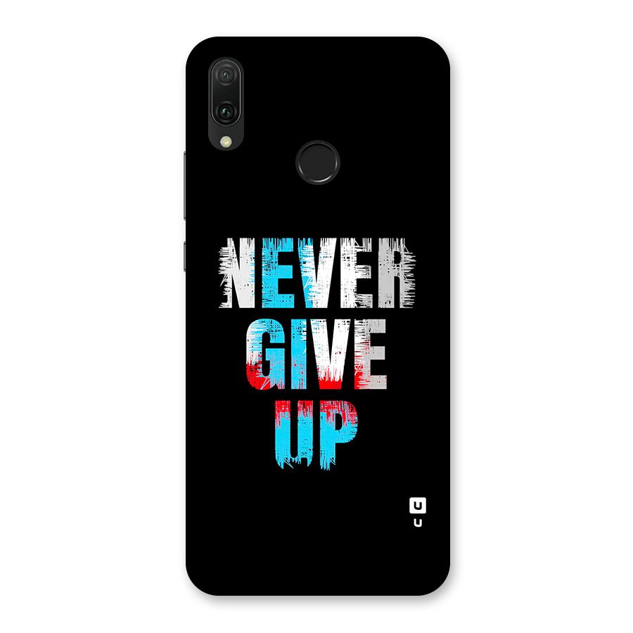 The Determined Back Case for Huawei Y9 (2019)