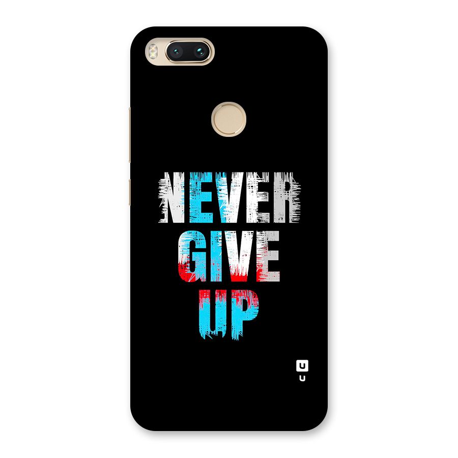 The Determined Back Case for Mi A1