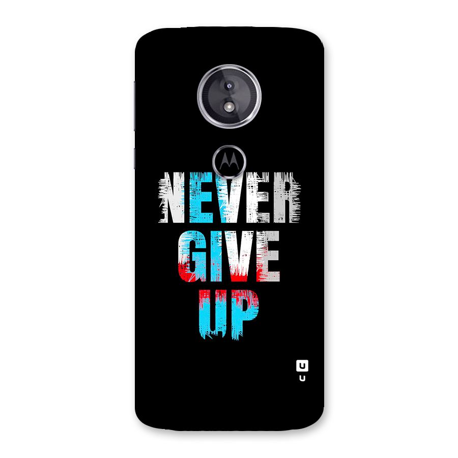 The Determined Back Case for Moto E5