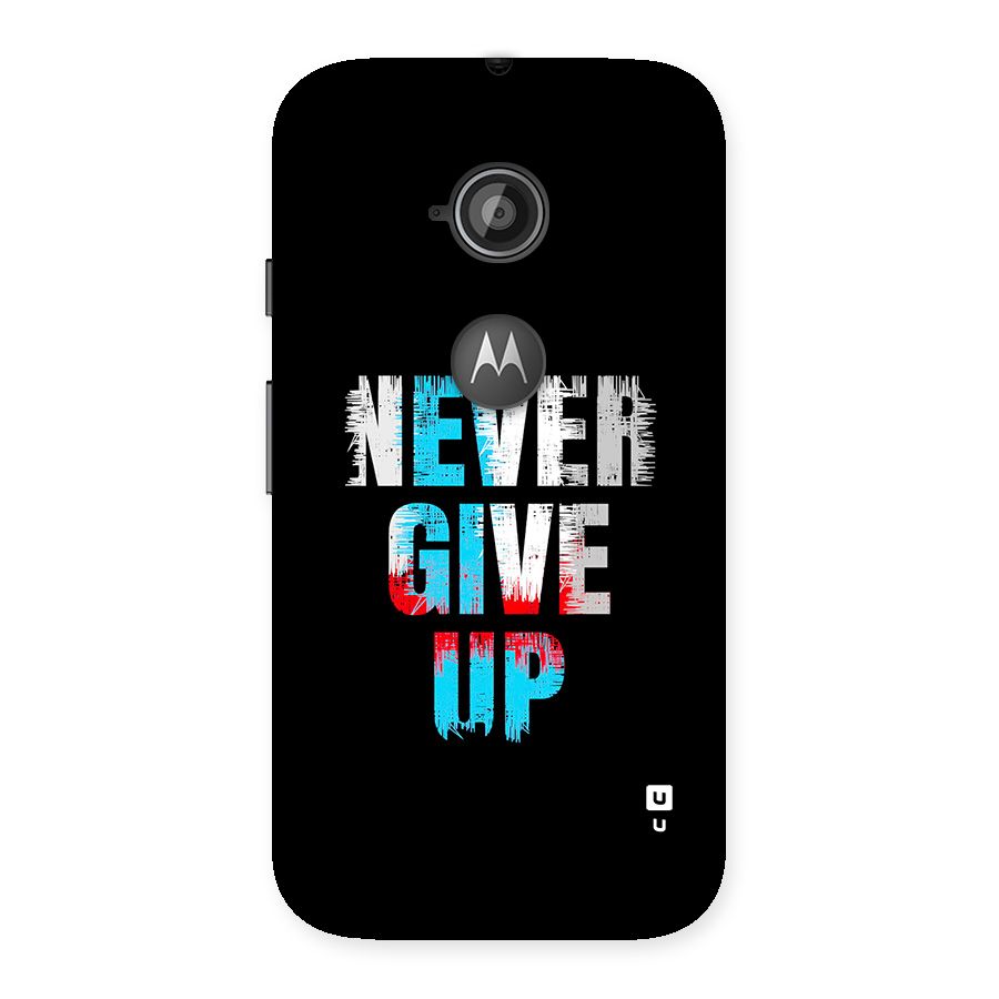 The Determined Back Case for Moto E 2nd Gen