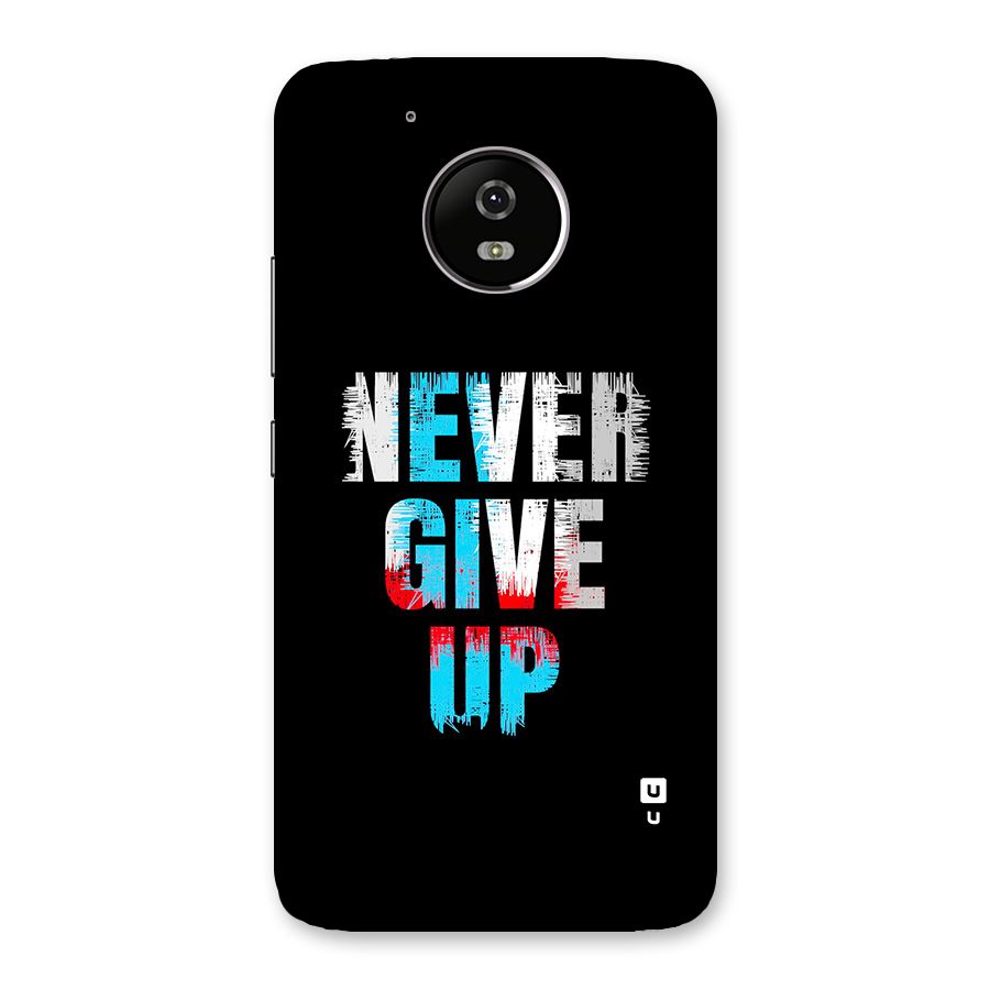 The Determined Back Case for Moto G5