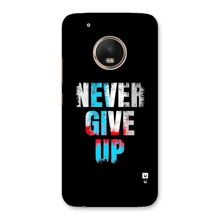 The Determined Back Case for Moto G5 Plus
