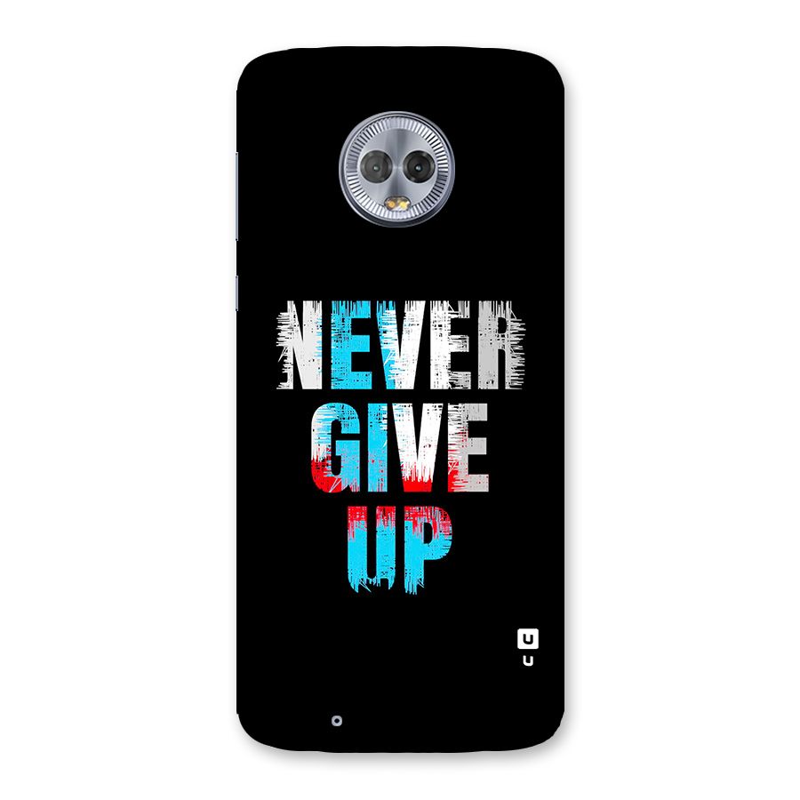 The Determined Back Case for Moto G6