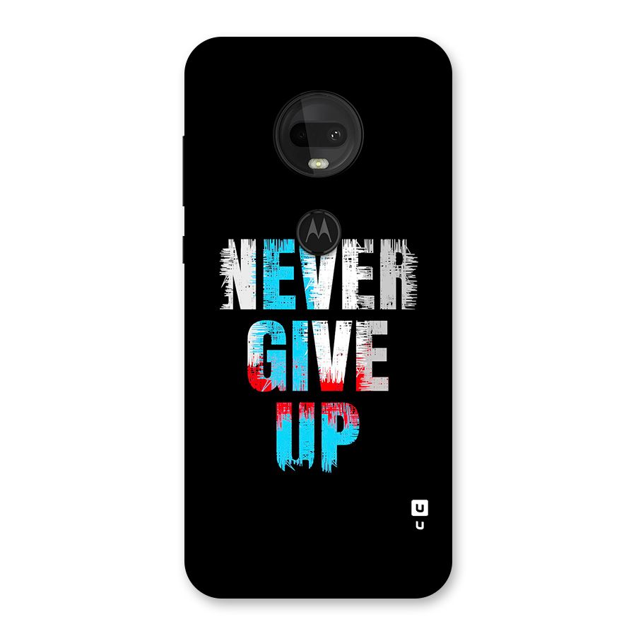 The Determined Back Case for Moto G7