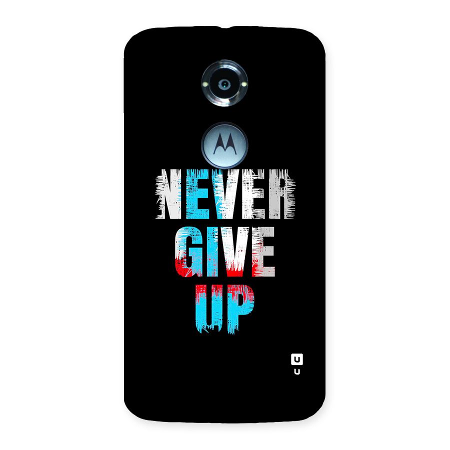 The Determined Back Case for Moto X2