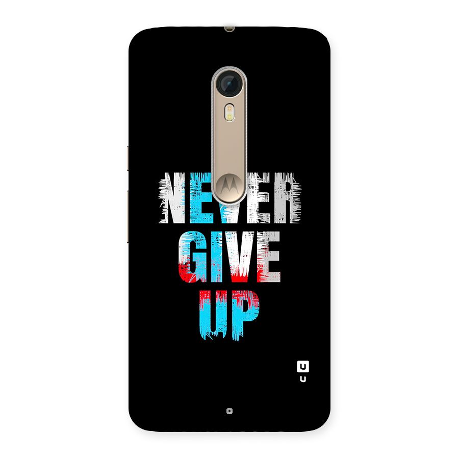 The Determined Back Case for Moto X Style