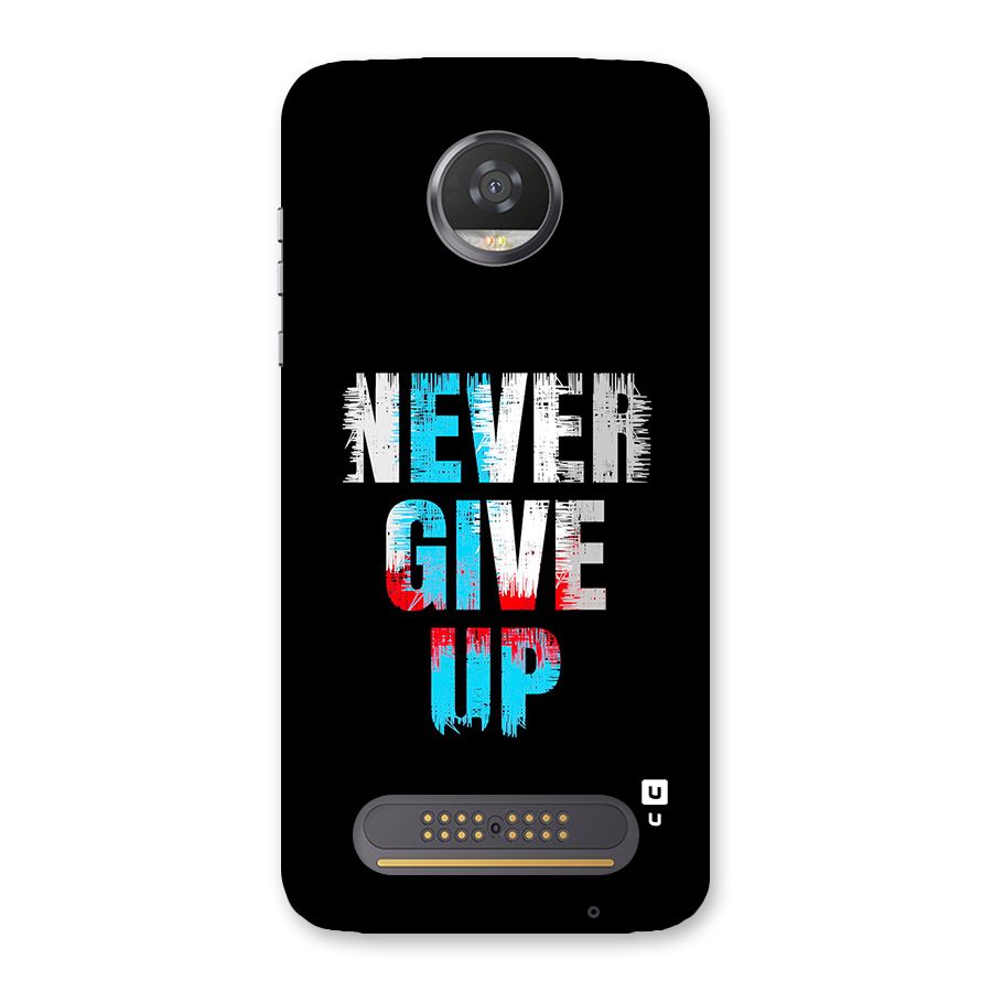 The Determined Back Case for Moto Z2 Play