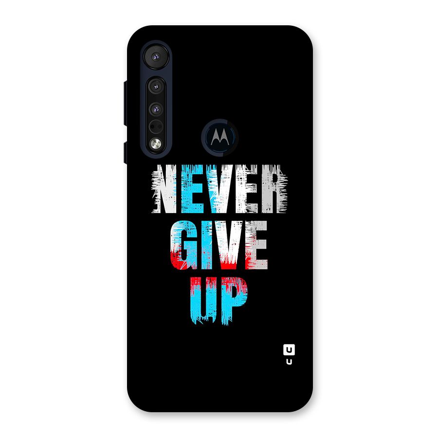 The Determined Back Case for Motorola One Macro