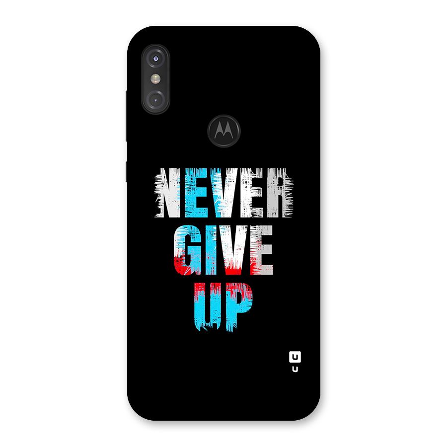 The Determined Back Case for Motorola One Power