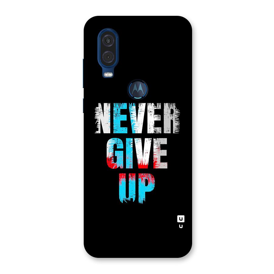 The Determined Back Case for Motorola One Vision