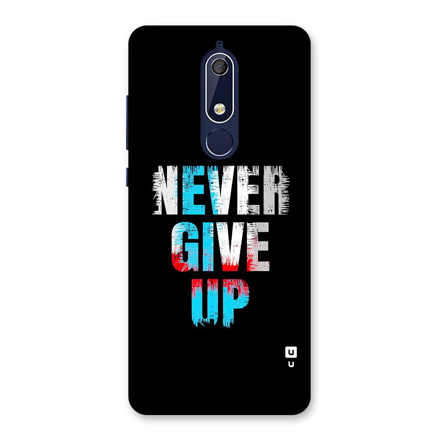 The Determined Back Case for Nokia 5.1
