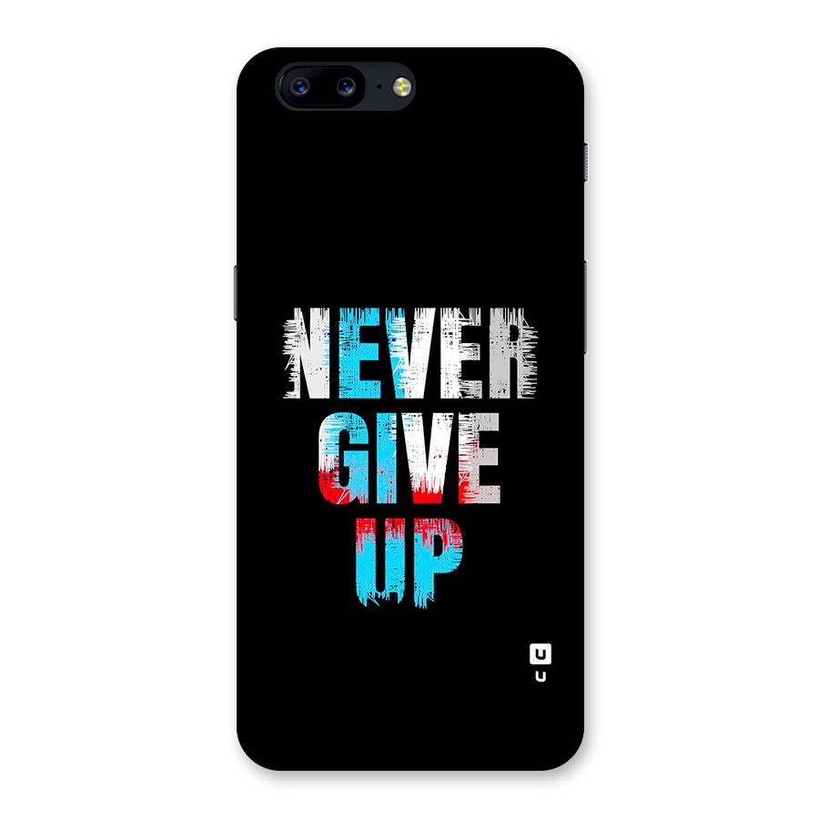 The Determined Back Case for OnePlus 5