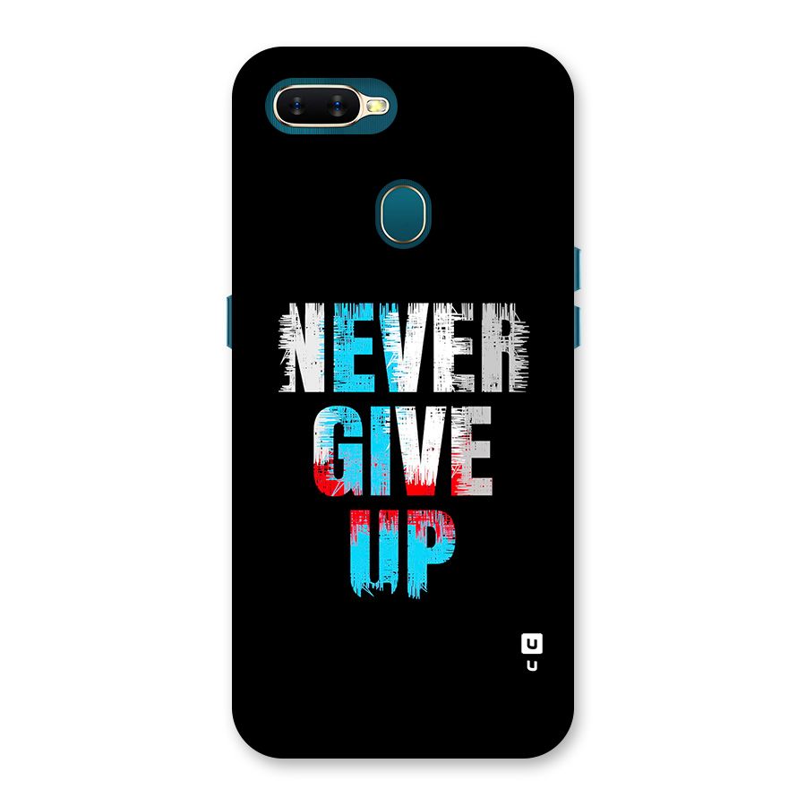 The Determined Back Case for Oppo A12s